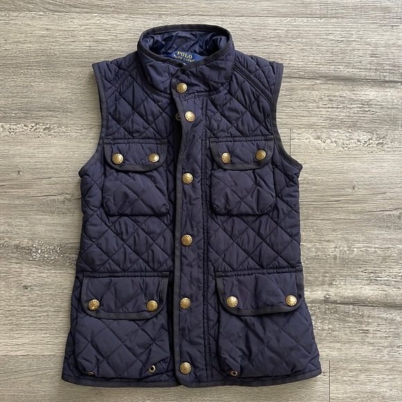 Girls Polo Ralph Lauren puffer Vest - Picture 1 of 4